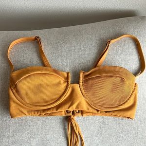 Boys and Arrows balconnette bikini top